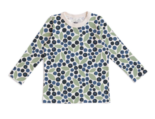 Berries Blue & Green Long Sleeve Tee