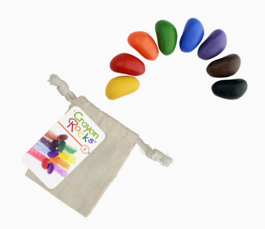 Crayon Rocks 8 Colors in Muslin Bag