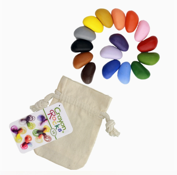 Crayon Rocks 16 Colors in Muslin Bag