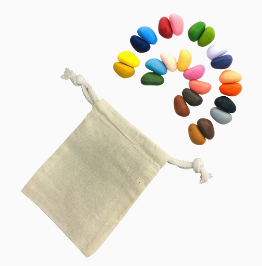 Crayon Rocks 24 Colors in Muslin Bag