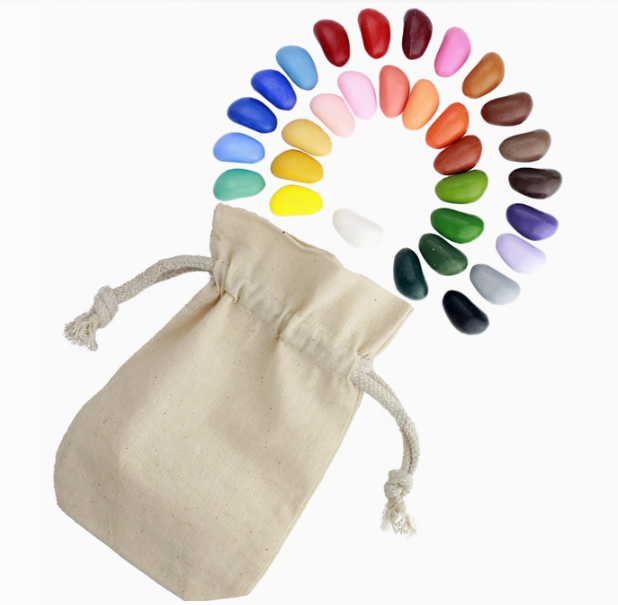 Crayon Rocks 32 Colors in Muslin Bag