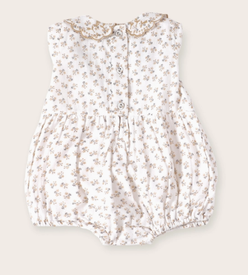 Olivia Ditsy Floral Baby Bubble Romper