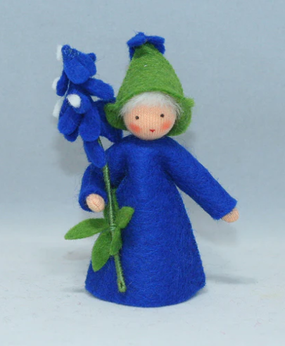 Eco Flower Fairy Bluebonnet Fairy 3"