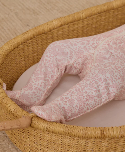 Pink Blossom Zip Long Sleeve Sleeper