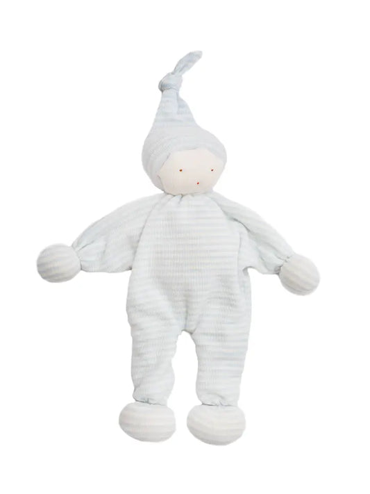 Organic Cotton Blue Stripe Baby Buddy Lovey