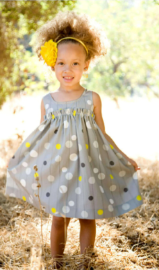 Dot Pleated Tank dress