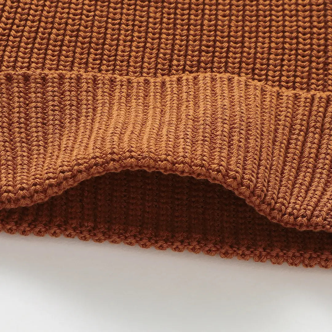 Rust Organic Cotton Beanie