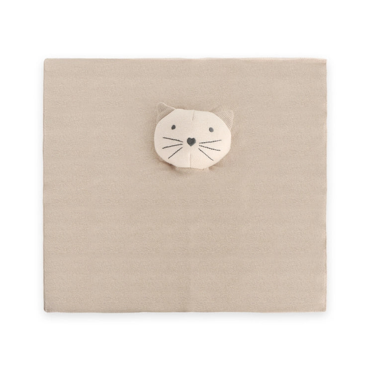 Kitty Cat Organic Baby Lovey Security Blankie