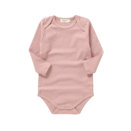 Peony Long Sleeve Organic Bodysuit