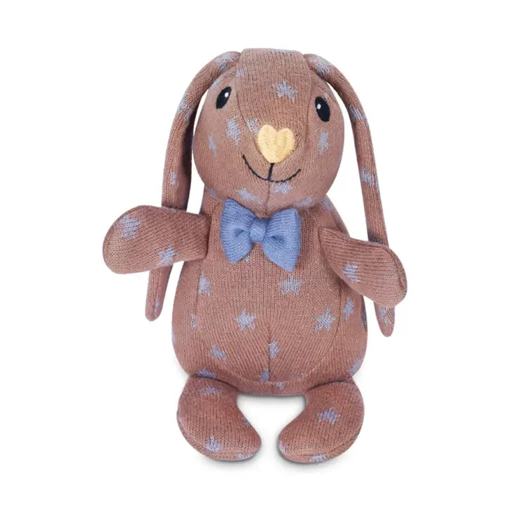 Knitted Pattern Plush Bunny