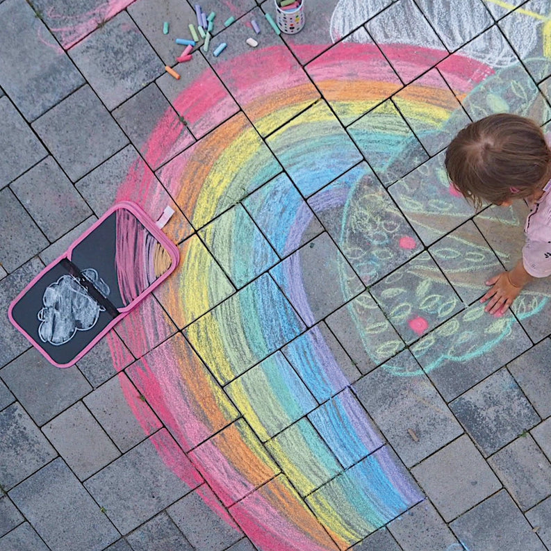 Butter Stix - Dustless Chalk Colors with holder