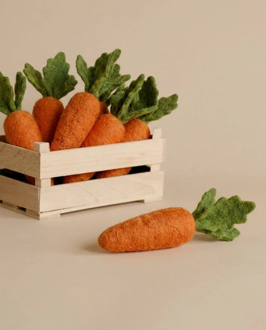 Felt Carrot Play Food