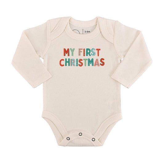 My First Christmas Organic Graphic Bodysuit