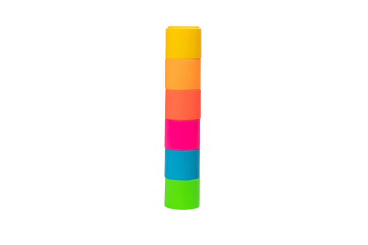 Neon Stacking Cups Set of 6