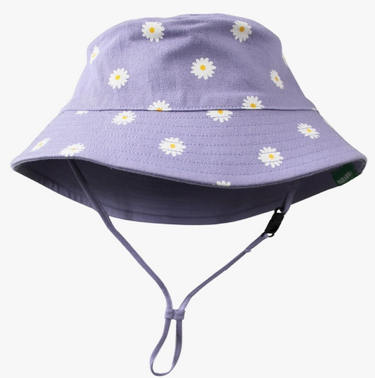 Daisy Reversible Organic Cotton Bucket Hat