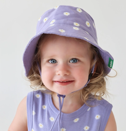 Daisy Reversible Organic Cotton Bucket Hat