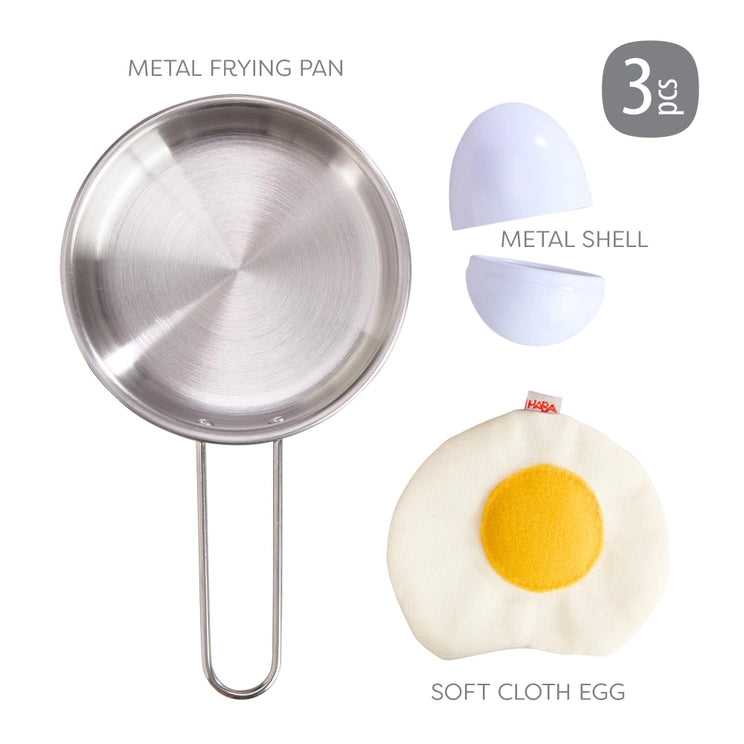 Creative Play - Fried Egg and Pan Play Food Set