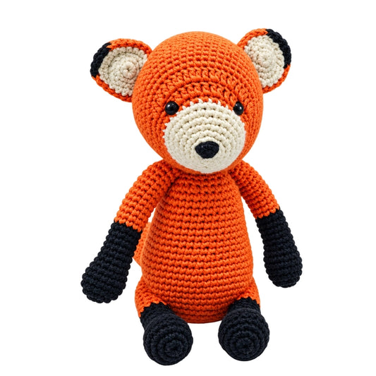 Organic Cotton Fox Rattle