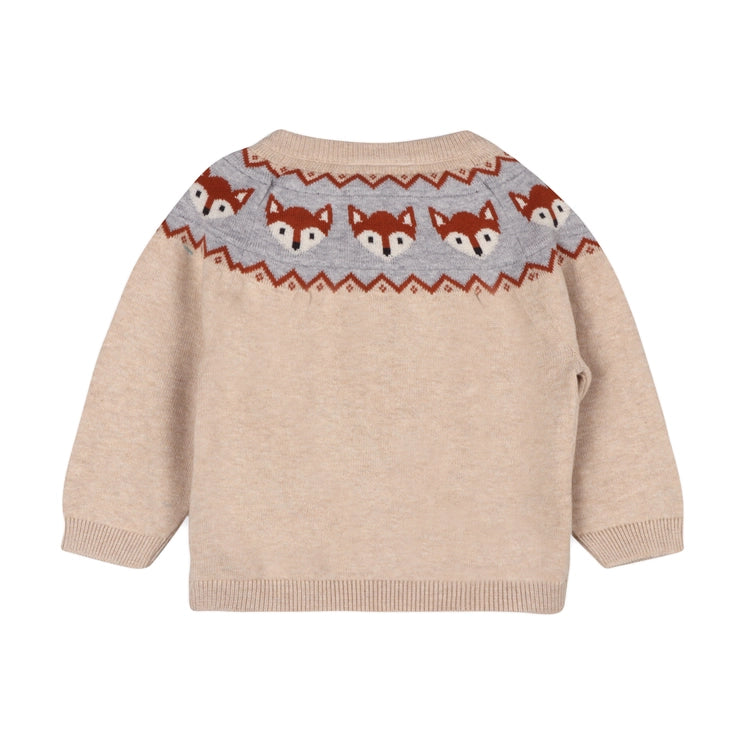 Fox Jacquard Fair Isle Sweater