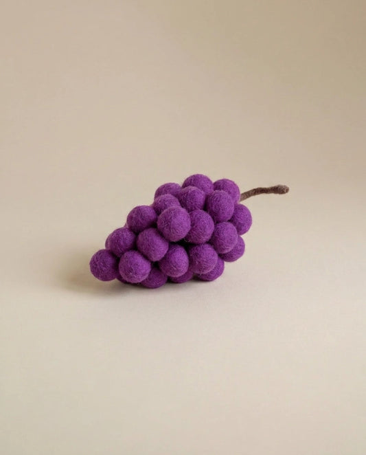 Felt Grapes Play Food