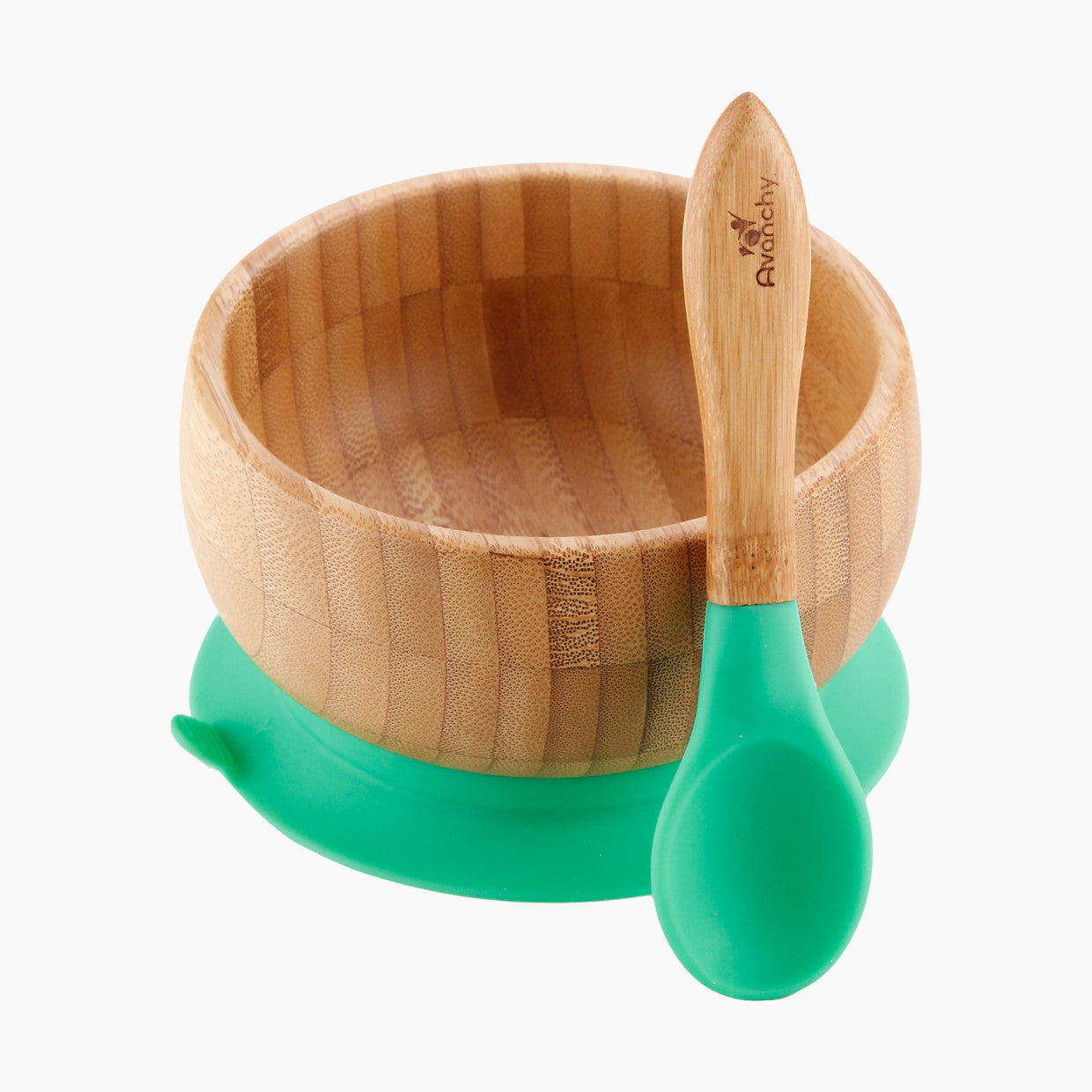 Bamboo Suction Bowl & Spoon