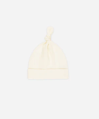 Ivory Basics Knotted Baby Hat