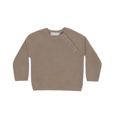 Heathered Mocha Bailey Knit Sweater