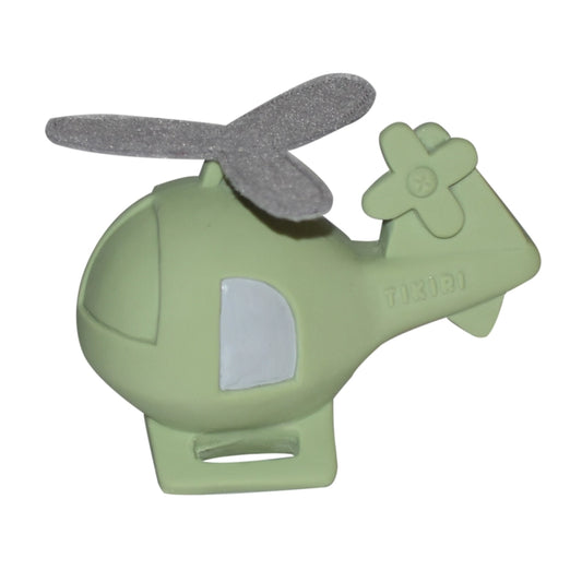 Helicopter Organic Natural Rubber Teether & Rattle