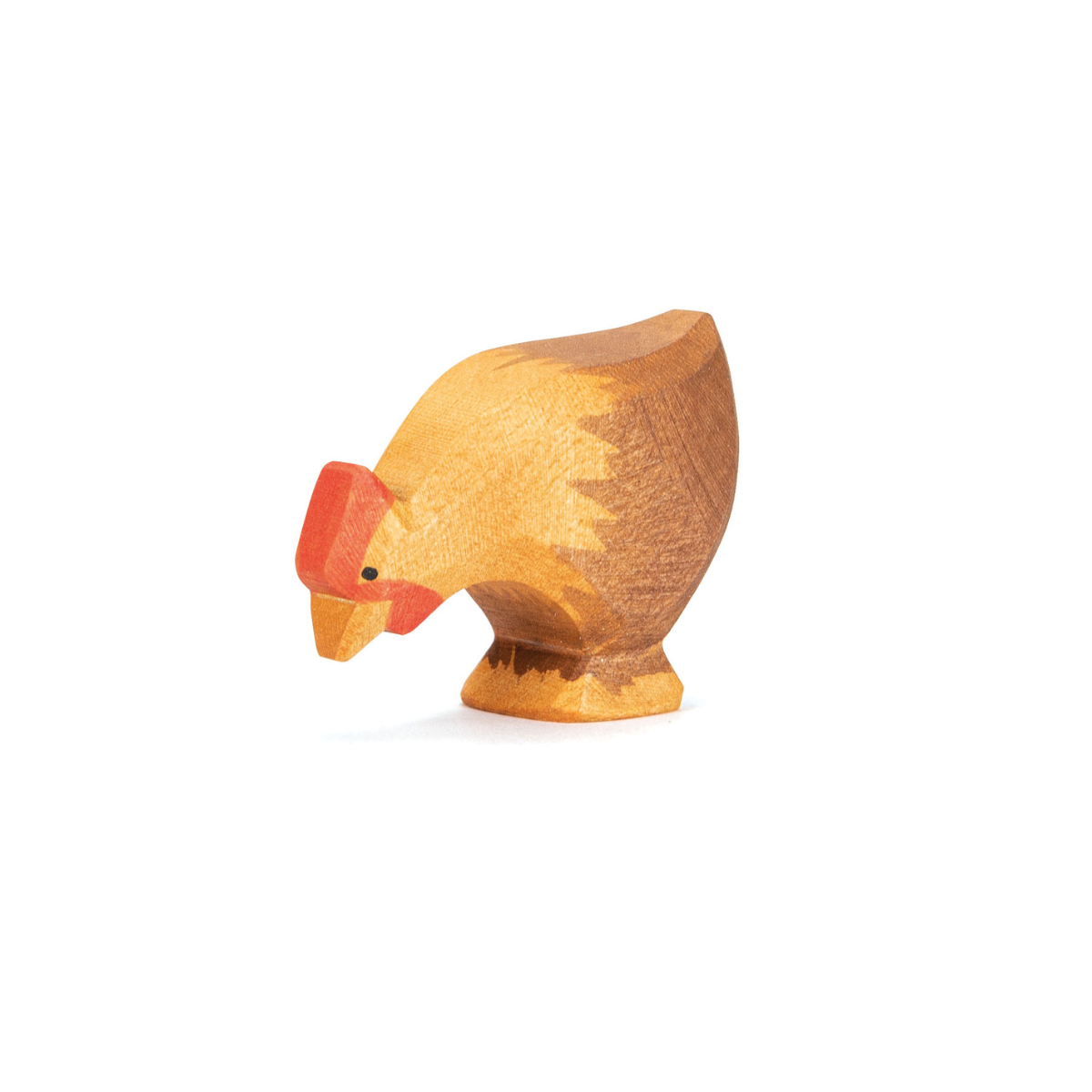 Hen Brown Pecking