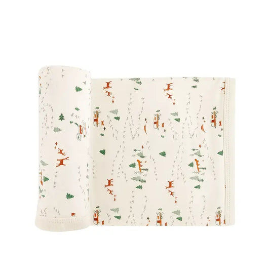 Into the Woods Double Layer Print Blanket