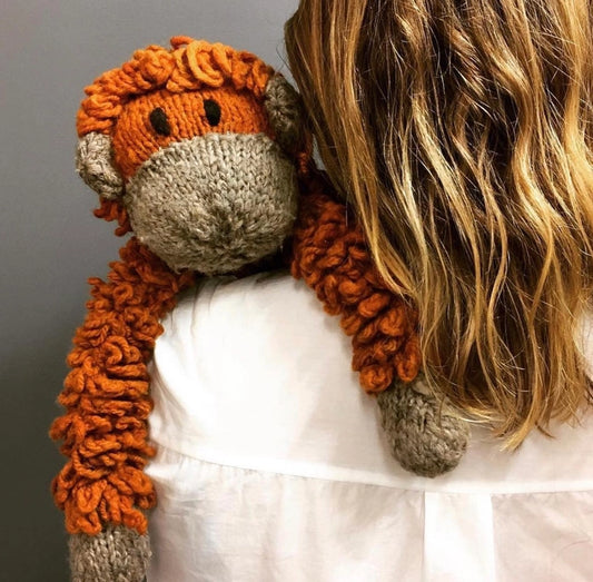 Organic Wool Orangutan