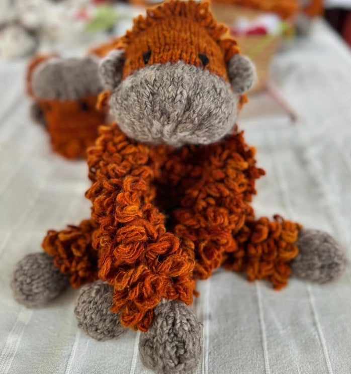 Organic Wool Orangutan