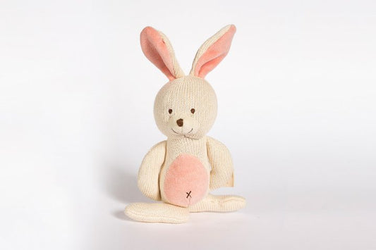 Organic Knitted Bunny Teether