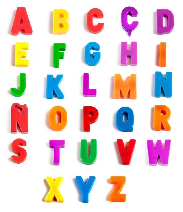 Magnetic Uppercase Letters 154 pieces