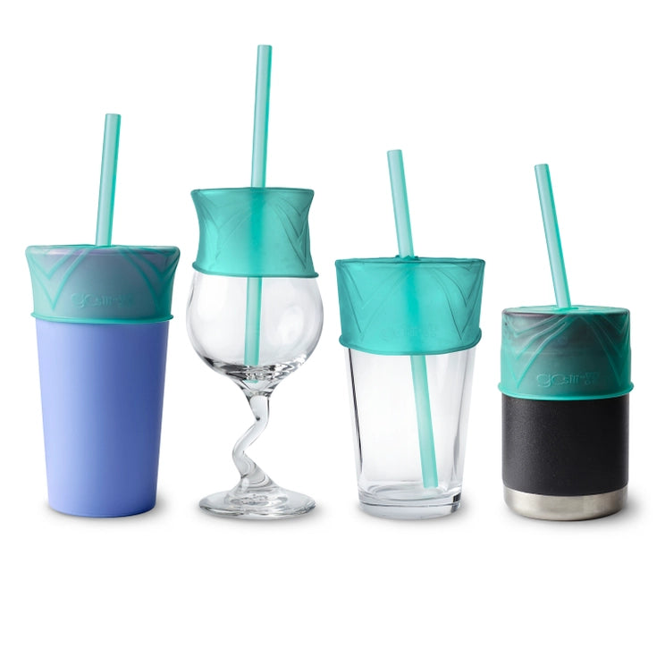 Universal Lid + Straw in Tin