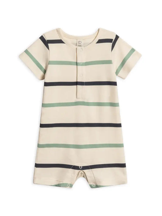 Mason Short Sleeve Aldo Stripe Romper