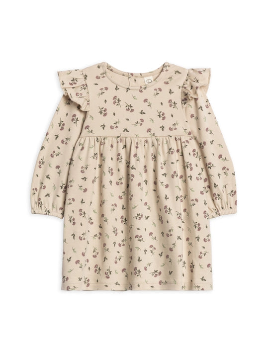 Mika Armhole Ruffle Long Sleeve Dress- Betty Floral