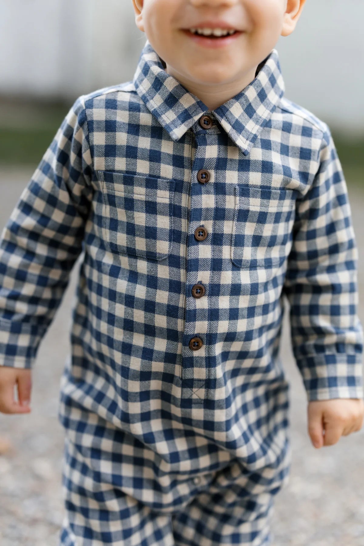 Mishka Flannel Lined Collar Romper