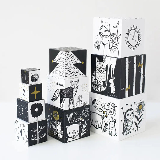 Nesting Blocks Woodland Numbers