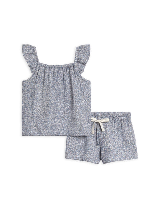 Nora Muslin Tank & Short Set in Gianni Floral