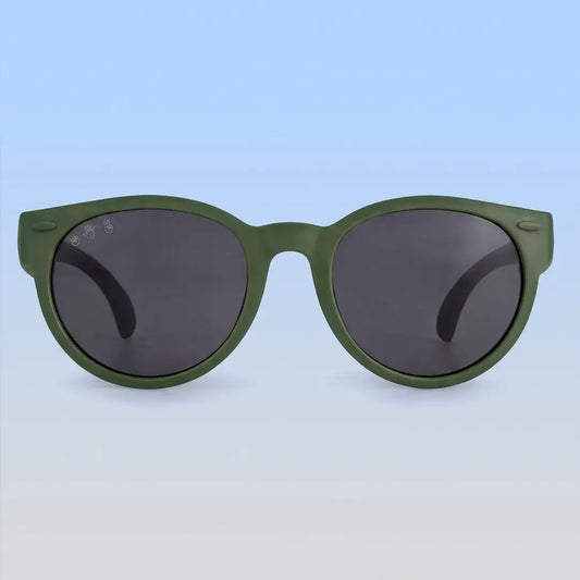 Dawson Rounds Forest Green Polarized Sunglasses