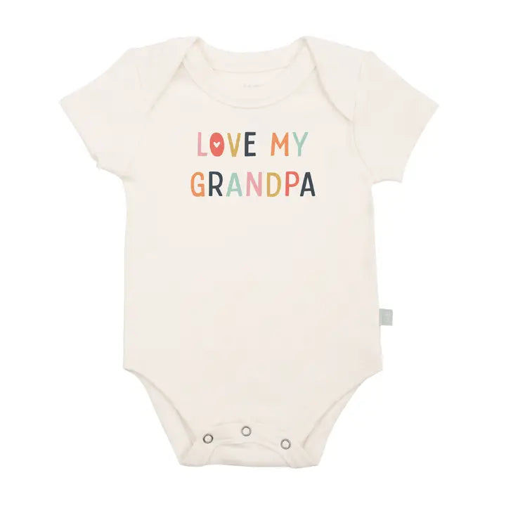 Love my Grandpa Organic Graphic Bodysuit