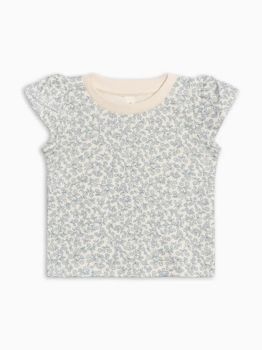 Petal Sleeve Short Set in Narelle Floral