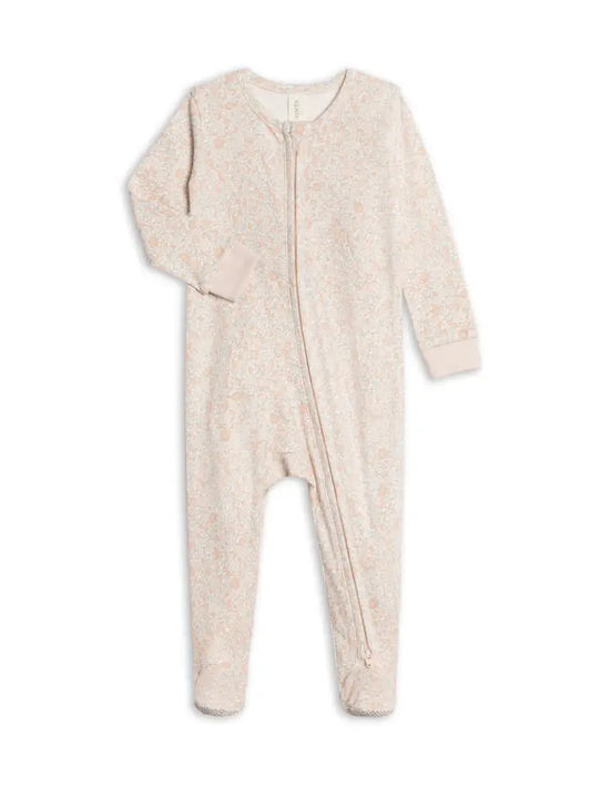 Peyton Zipper Sleeper in Belmont Floral