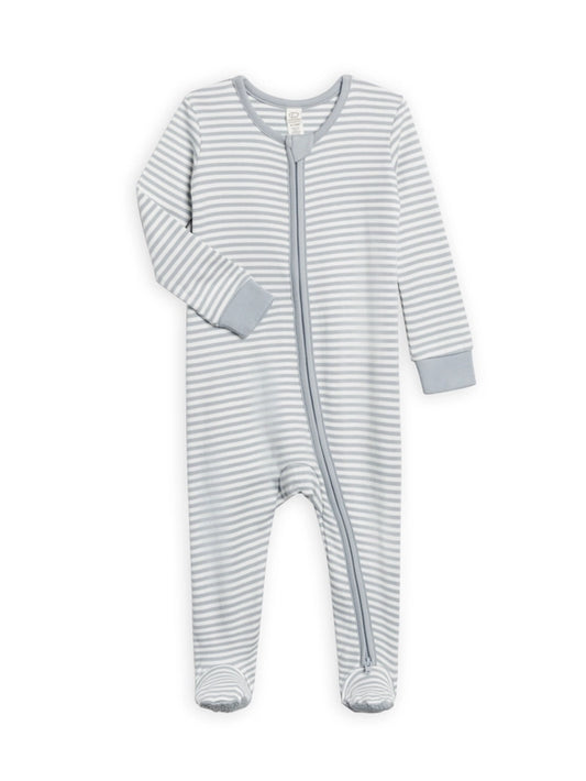 Mist Stripe Peyton Zipper Sleeper