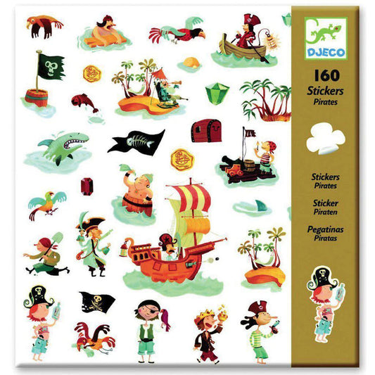 Pirate Stickers 160ct