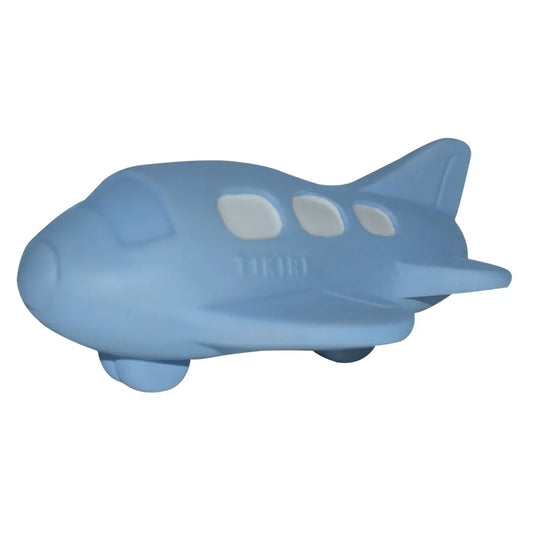 Plane Organic Natural Rubber Teether & Rattle