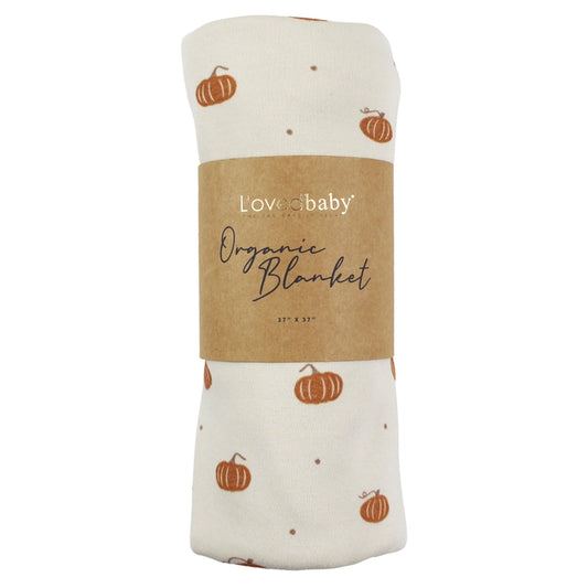 Pumpkin Spice Organic Cotton Blanket