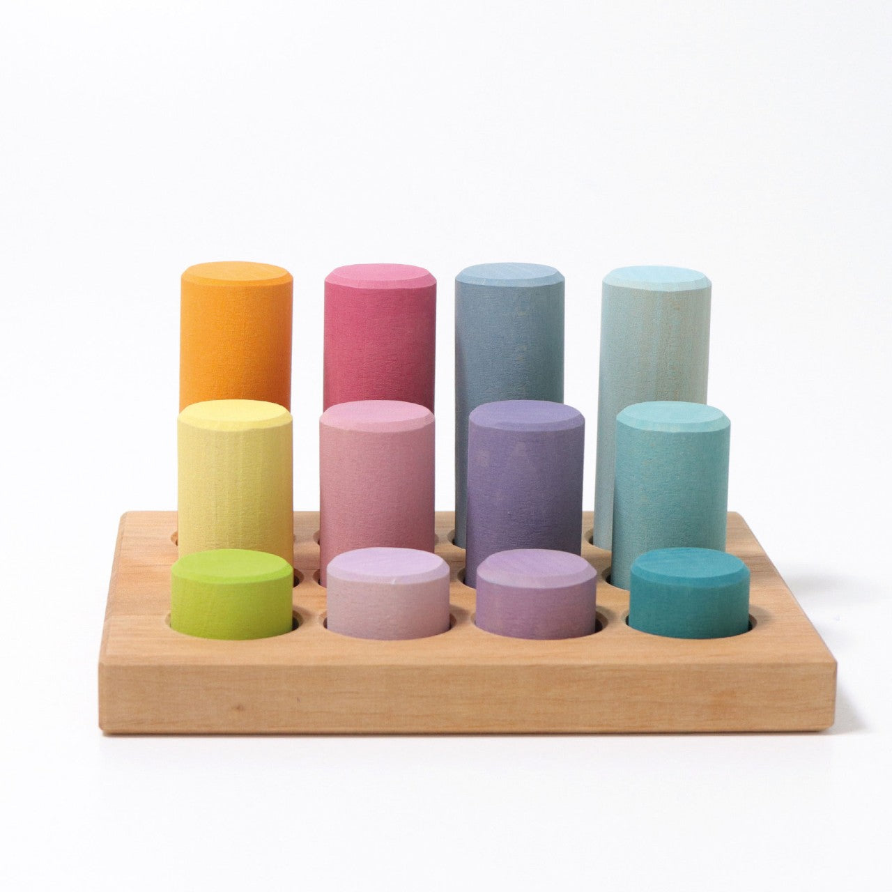 Small Pastel Rollers Stacking Game