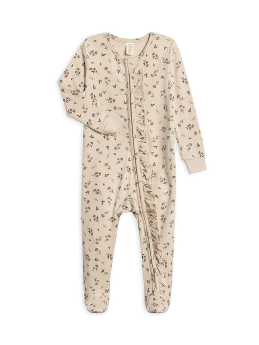 Neve Ruffle Zipper Sleeper Betty Floral